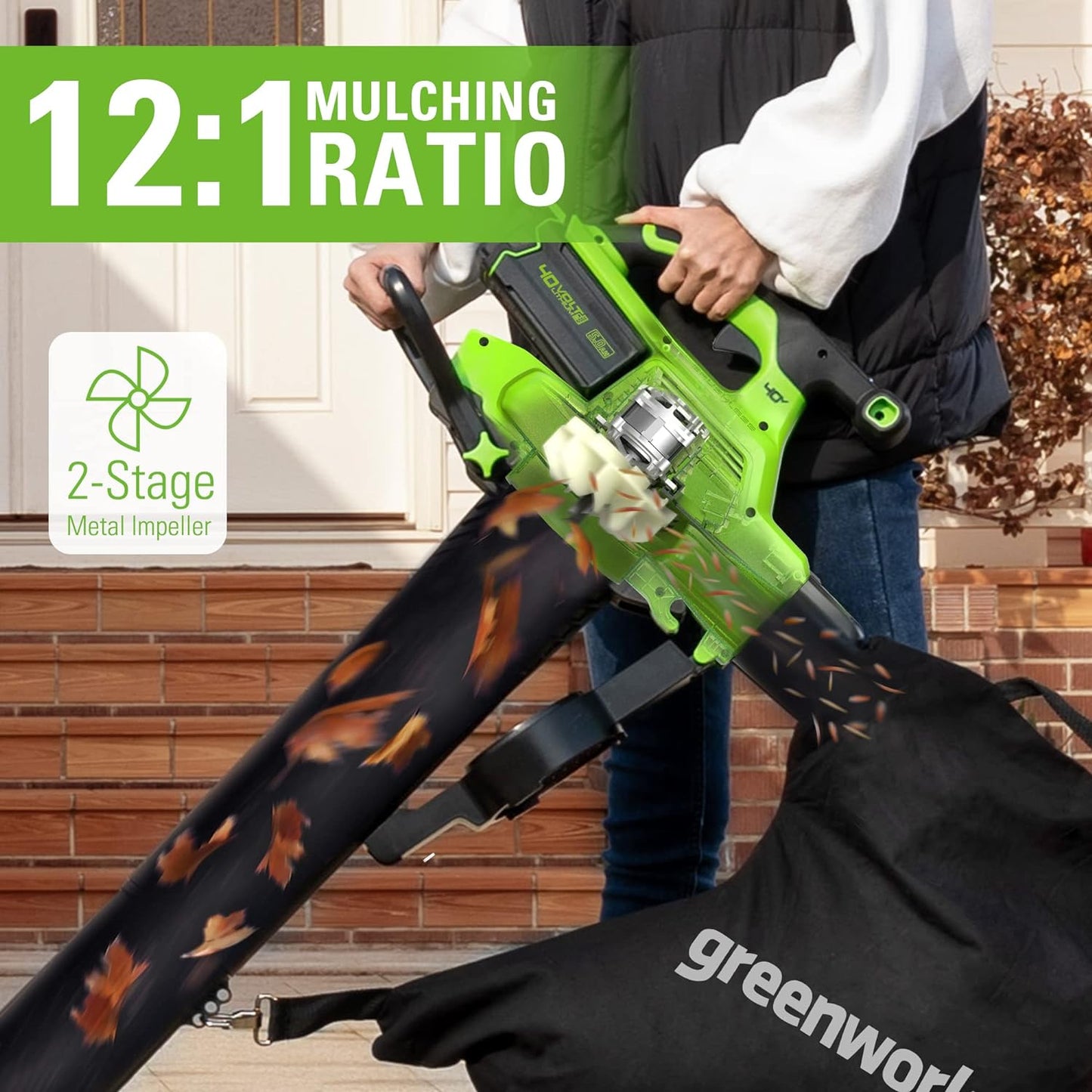 Cordless Brushless Leaf Blower / Vacuum